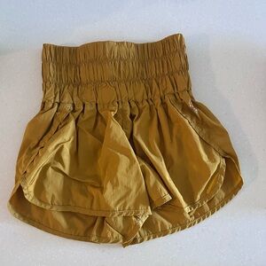 FP movement - Mustard High-Waisted Shorts
